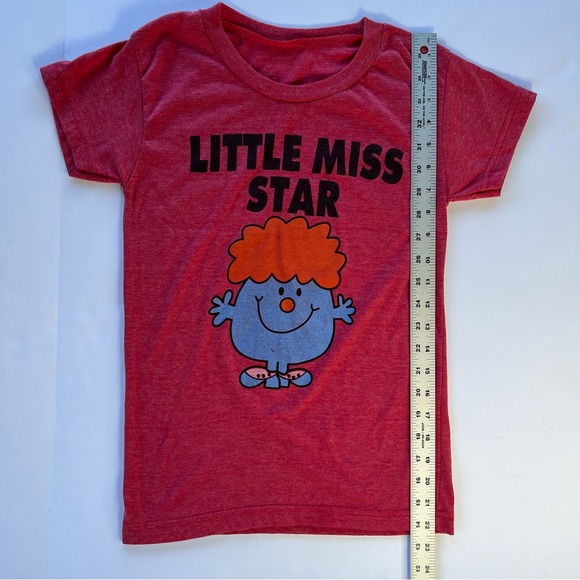XS “LITTLE MISS STAR” T-SHIRT RED - Picture 5 of 5